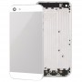 Повний корпус сплав Задня кришка для iPhone 5 (білий)