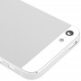 מלא ושיכון סגסוגת חזרה כיסוי לאייפון 5 (לבן)