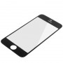 Obiettivo dello schermo anteriore esterno di vetro per iPhone 5 e 5S (nero)