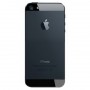 OEM Version Back Cover Top & Bottom Glass Lins för iPhone 5 (Svart)