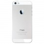 OEM Version Back Cover Top & Bottom Glass Lins för iPhone 5 (Vit)