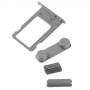 4 v 1 pro iPhone 5 a 5S (Original Alloy Materiál Barevný Nano SIM karty zásobník + Volume Button + Tlačítko Power + Mute Button)