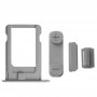 iPhone 5＆5S（オリジナル合金素材のカラフルなナノSIMカードトレイ+音量ボタン+電源ボタン+ミュートボタン）のための1の4