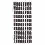 100 st bomullsblock för iPhone 5 framkamera