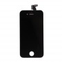 10 PCS дигитайзер Ассамблеи (LCD + рамка + Touch Pad) для iPhone 4 (черный)