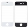 5 ks černá + 5 ks bílá pro iPhone 4 & 4S přední obrazovce vnější skleněné čočky