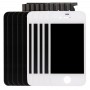 5 PCS Black + 5 PCS White Digitizer Assembly (LCD + Frame + Touch Pad) for iPhone 4S