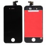 5 PCS Negro + 5 PCS blanca Asamblea digitalizador (LCD + Frame + Touch Pad) para el iPhone 4S
