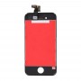10 st Digitizer Assembly (LCD + Frame + Touch Pad) för iPhone 4S (Svart)