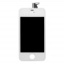 10 PCS Digitizer Assembly (LCD + Frame + Touch Pad) for iPhone 4S(White)