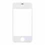 10 PCS  for iPhone 4 & 4S Front Screen Outer Glass Lens(White)
