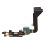 Tail Connector Charger Flex Cable for iPhone 4 (შავი)