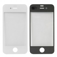 Front Screen Outer Glass Lens for iPhone 4(White) 
