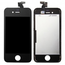 Digitizer събрание (LCD + Frame + Touch Pad) за iPhone 4 (черен)