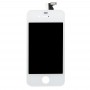 העצרת Digitizer (LCD + מסגרת + משטח מגע) עבור 4 iPhone (לבן)