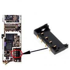 Battery Connector for iPhone 4(Black) 