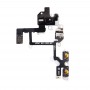 Headphone Audio Jack Ribbon Flex Cable for iPhone 4(White)