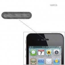 100 PCS Anti Dust Mesh Glue Sticker for iPhone 4/4S Telephone Receiver 