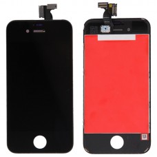 Digitizer Assembly (LCD + Frame + Touch Pad) für iPhone 4 (schwarz)
