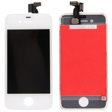 Digitalizáló Assembly (LCD + keret + Touch Pad) iPhone 4 (Fehér)