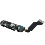 4 ב 1 עבור iPhone 4S (תיקון MIC המקורי Speak + זנב המקורי Flex מטען תקע הכבל + מקורי הרמקול באזר תיקון החלק טבעת + מקורי האנטנה Flex Ribbon Cable) עצרת מחבר Dock (שחור)