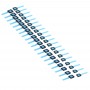 100 Stück Original-Sensor-Kabel Aufkleber für das iPhone 4S (schwarz)