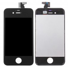 Digitizer ასამბლეის (LCD + ჩარჩო + Touch Pad) for iPhone 4S (შავი)