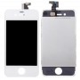 Digitizer ასამბლეის (LCD + ჩარჩო + Touch Pad) for iPhone 4S (თეთრი)