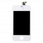 העצרת Digitizer (LCD + מסגרת + Touch Pad) עבור iPhone 4S (לבן)