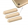 3 PCS boczne Keys dla iPad Air 2 / iPad 6 (złoto)