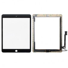 Controller Button + Home Key Button PCB Membrane Flex Cable + Touch Panel Installation Adhesive  Touch Panel for iPad 4(Black)