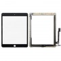 Pulsante Pulsante + chiave domestica PCB installazione della flessione della membrana del cavo del pannello + Touch Panel Adhesive tocco per iPad 4 (nero)