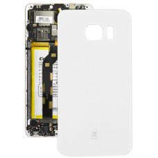 Original Battery დაბრუნება საფარის for Galaxy S6 Edge / G925 (თეთრი)