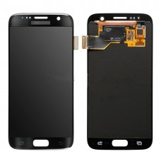 Alkuperäinen LCD-näyttö + kosketusnäyttö Galaxy S7 / G9300 / G930F / G930A / G930V, G930FG, 930FD, G930W8, G930T, G930U (musta)
