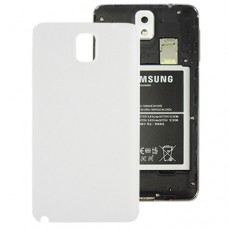 Plastique Couvercle de la batterie pour Galaxy Note III / N9000 (Blanc)