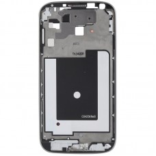 Junta de alta calidad LCD Medio / chasis frontal, para Galaxy S IV / I545 (Negro)