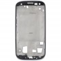 LCD високої якості Середній Рада / передній корпус для Galaxy S III / i747 (чорний)