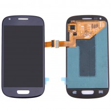 Originální LCD displej a digitizér Full shromáždění pro Galaxy SIII mini / i8190 (modrá)