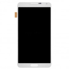 Оригінальний ЖК-екран і дігітайзер Повне зібрання для Galaxy Note III / N900 (білий)