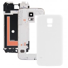 Full Housing Faceplate Cover  for Galaxy S5 / G900(White)