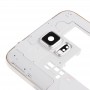 Повний житлово лицьовій панелі кришки для Galaxy S5 / G900 (білий)
