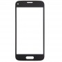 Външен стъклен обектив на предния екран за Galaxy S5 Mini (черен)