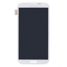 Original LCD-skärm + Touch-panel för Galaxy Not II / N7105 (Vit)