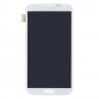 Оригинален LCD дисплей + тъчскрийн дисплей за Galaxy Note II / N7105 (бял)