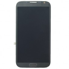 Оригинальный ЖК-дисплей + Сенсорная панель с рамкой для Galaxy Note II / N7105 (серый)