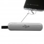 ギャラクシーS5用USB充電ドックポート防塵カバー（シルバー）