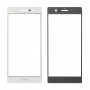 10 PCS Front Screen Outer стъклени лещи за Huawei Ascend P7 (бяло)