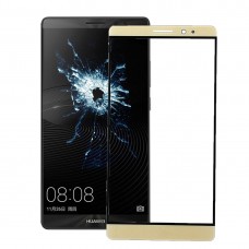 10 PCS para Huawei de Mate 8 Front pantalla exterior de la lente de cristal (Oro)