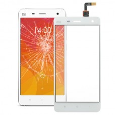 Touch Panel Digitizer Parte obiettivo di vetro per Xiaomi Mi 4 (bianco)