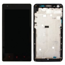 Obudowa przednia ramka ekranu Bezel dla Xiaomi redmi wersji 3G (czarny)